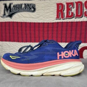 Size 9b - Hoka One One Womens Clifton 9 1127896 EVN Blue Running Shoes Sneakers